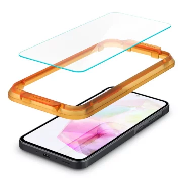 Tvrzené sklo Spigen Alm Glas.tR po 2 kusech pro Samsung Galaxy A35 5G Clear