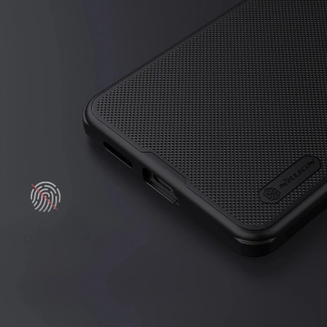 Nillkin Super Frosted Shield Pro Hülle für Xiaomi Redmi Note 13 Pro 5G / Poco X6 5G – Schwarz