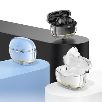 HOCO TWS EW54 Wireless Bluetooth Earphones – White with Charging Case