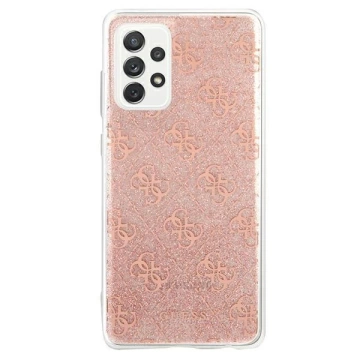Guess GUHCA72PCU4GLPI A72 A725 różowy/pink hard case 4G Glitter
