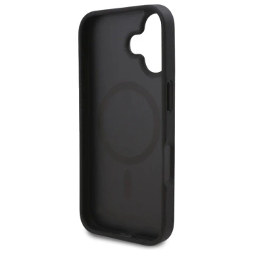 Karl Lagerfeld iPhone 16 Plus 6.7" Case Black Magsafe Hardcase Hot Stamp