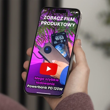 PowerBank Alogy TurboCharge 120W PD PowerDelivery rychlé nabíjení 10000mAh 2x USB-A 1x USB-C Bílá