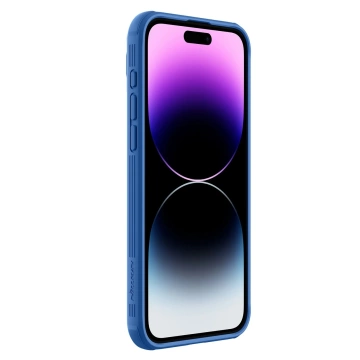 Магнітний чохол Nillkin CamShield Pro для iPhone 15 Pro із захистом камери - синій