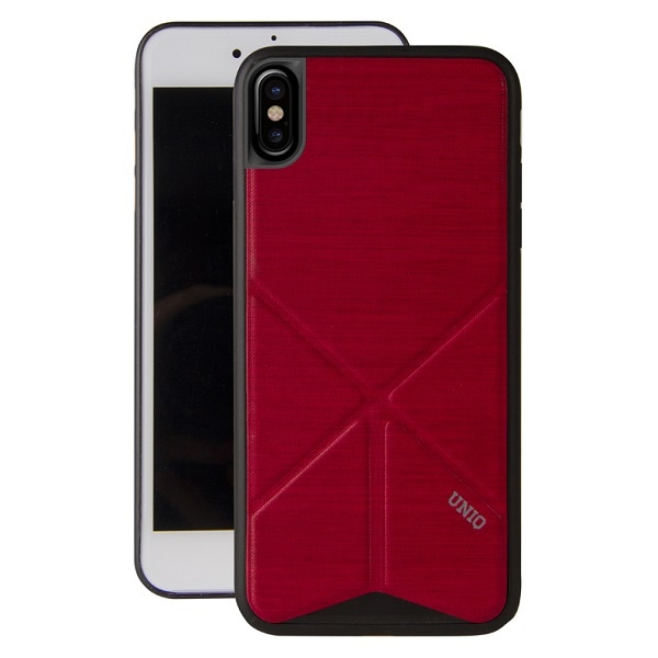 UNIQ puzdro Transforma Ligne iPhone X / Xs red / fire red