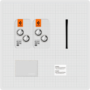 Kameraabdeckung spigen optik.tr „ez fit“ Kameraschutz 2er-Pack iPhone 14/14 plus schwarz