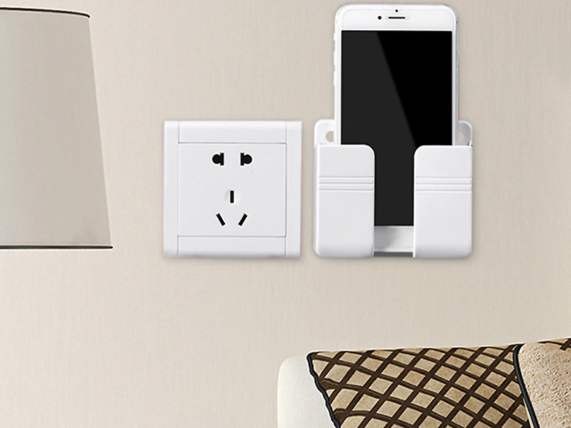 Настінний тримач для телефону Alogy Phone Stand Charging Hook Білий