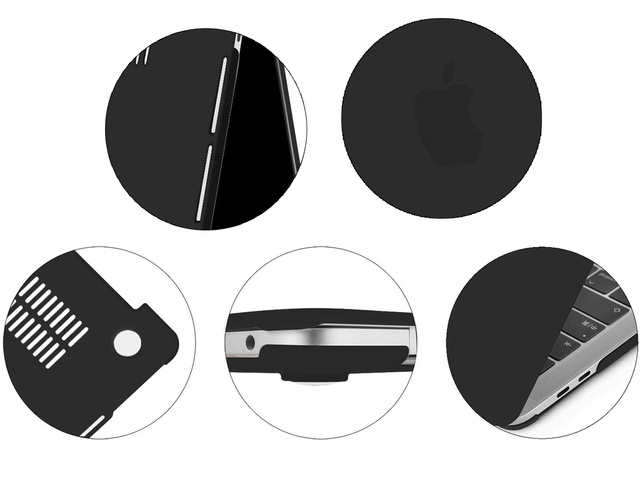 Pevné puzdro Etui Alogy pre Apple MacBook Pro 13 M1 2021 Czarne