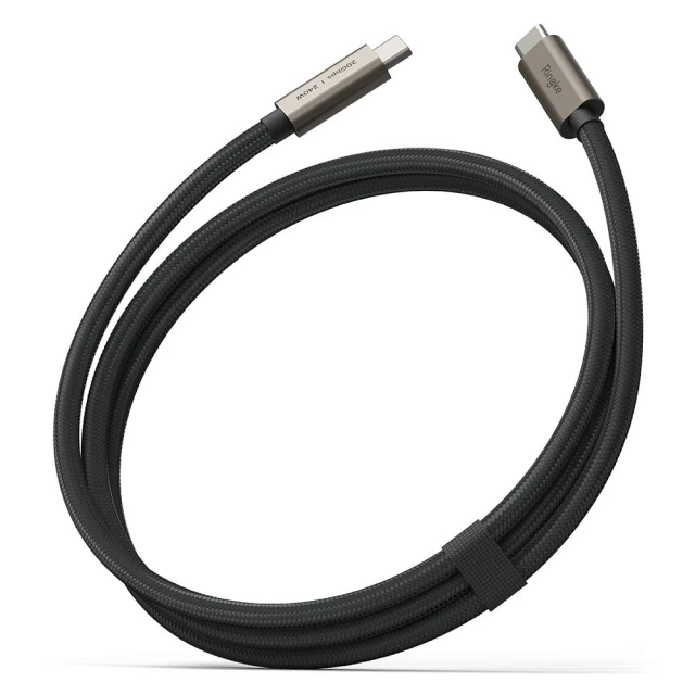 2x kabel USB-C typ C Ringke USB 3.2 Gen kabel PD240W 200cm černý