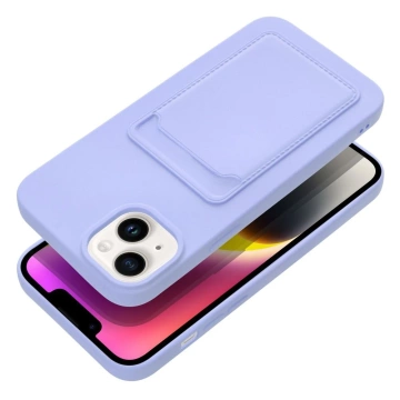KARTENHÜLLE für IPHONE 14 PLUS lila