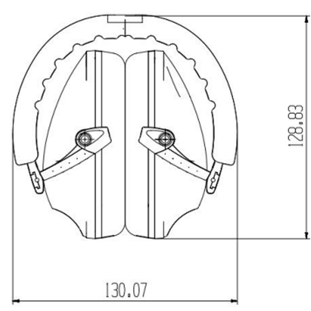 2 MKID Noise Cancelling-Ohrenschützer für Kinder Blau