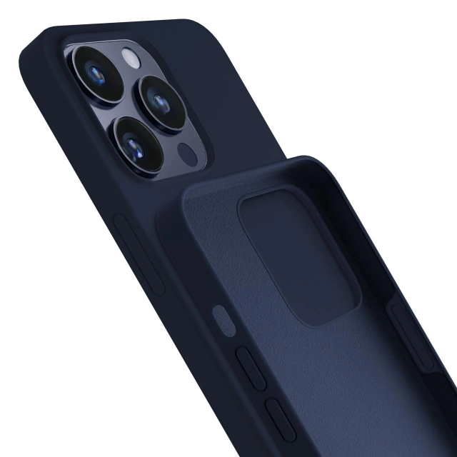 Etui 3mk Silikonhülle Dark Navy für Apple iPhone 16 Pro Max