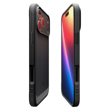 Etui do iPhone 17 Pro Spigen Rugged Armor Mag MagSafe Matte Black