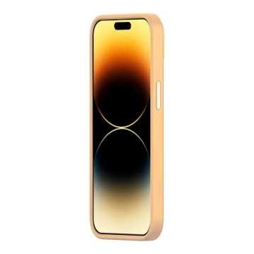 Чохол Baseus Liquid Silica Gel Case для iPhone 14 Pro Max (жовтий) із загартованим склом і набором для чищення