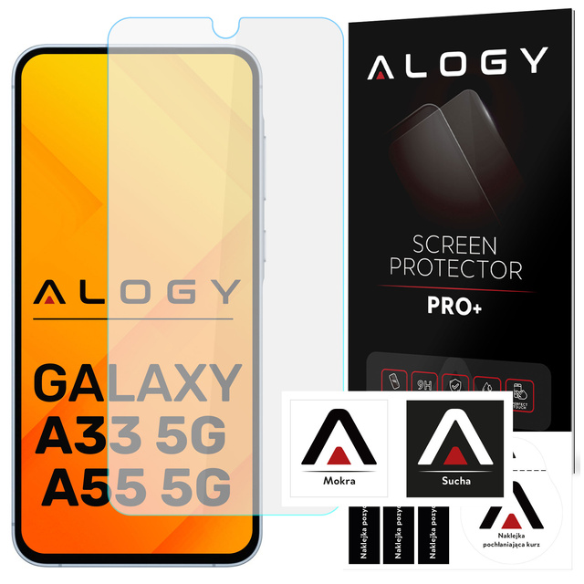 Загартоване скло для Samsung Galaxy A35/A55 5G Screen Protector Glass 9H Alogy Pro