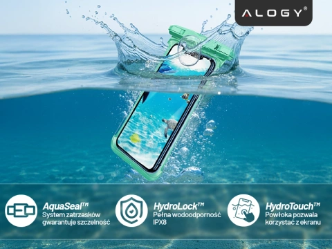 Alogy Waterproof Case Universal IPX8 to 6.5 Black