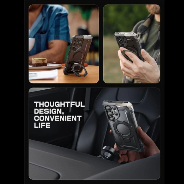 Чохол для Samsung Galaxy S25 Ultra Supcase UB Grip Mag MagSafe Black