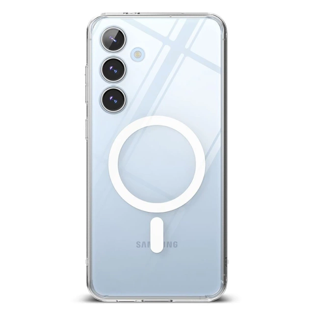 Ringke Fusion Magnetic MagSafe Case for Samsung Galaxy s24 FE Clear Transparent