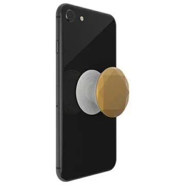 Uchwyt i podstawka do telefonu Popsockets 2 Metallic Diamond Medallion Gold 