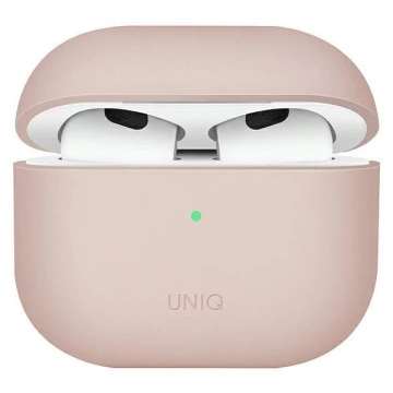 UNIQ etui Lino AirPods 3 gen. Silicone różowy/blush pink