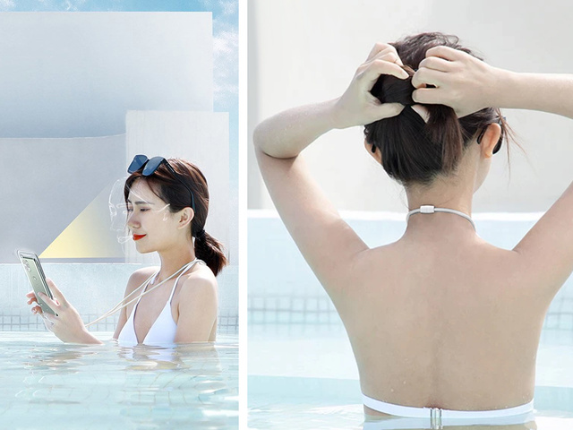 Baseus Waterproof waterproof case for 7.2'' phone IPX8 White