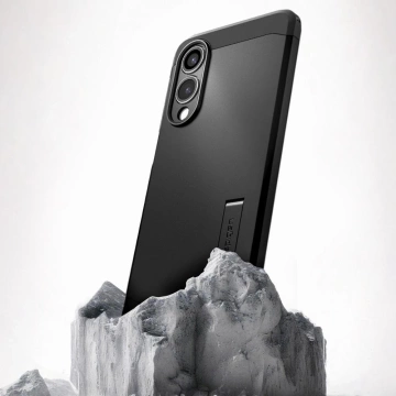 Spigen Tough Armor MagSafe Schutzhülle für Samsung Galaxy S25 Edge, Schwarz