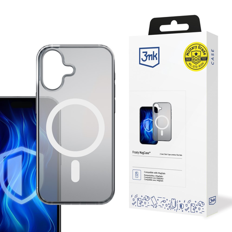 Etui ochronne do Apple iPhone 16 Plus 3mk Frosty MagCase White
