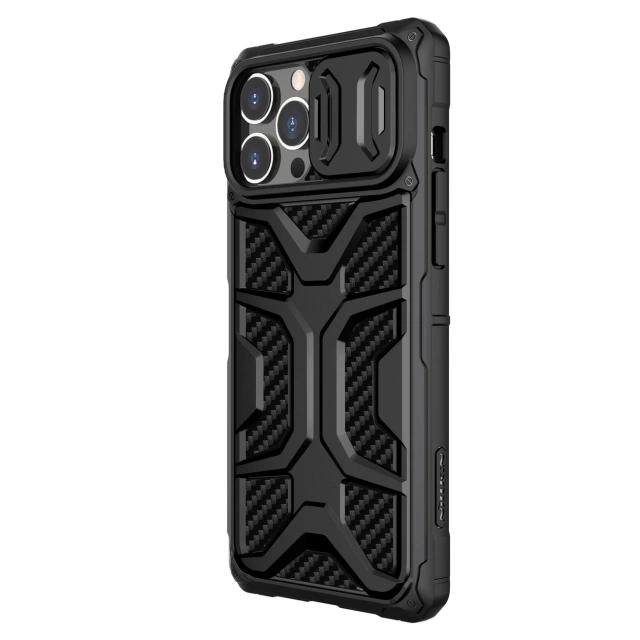 Pancéřový kryt Nillkin Adventruer Case pro iPhone 13 Pro s krytem fotoaparátu černý