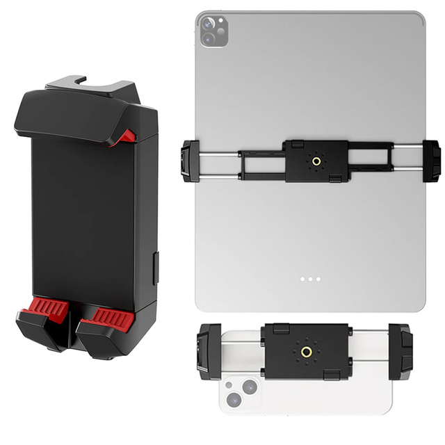 Otočný držiak Alogy 360 pre telefón Tablet Stojan na statív 1/4 palcový Cold Shoe Black