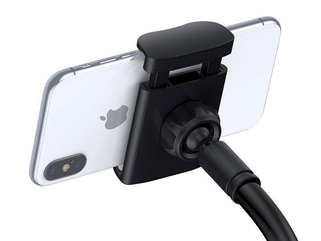 Універсальний регульований тримач-кліпса Baseus для телефону Сірий