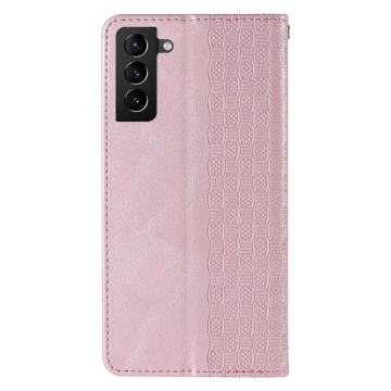 Magnet Strap Case Case pro Samsung Galaxy S22 (S22 Plus) Pouch Wallet Mini Lanyard Pendant Pink