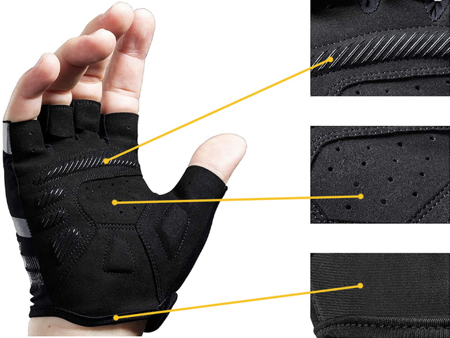 Sports cycling gloves cycling fingerless gloves L RockBros