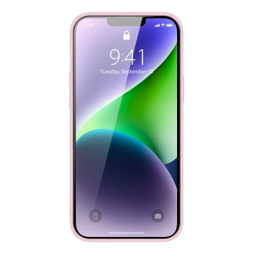 Dux Ducis Yolo puzdro iPhone 14 Plus elegantný kryt z ekologickej kože ružovej farby