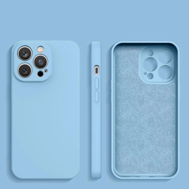 Silicone case for Samsung Galaxy A14/A14 5G silicone cover light blue