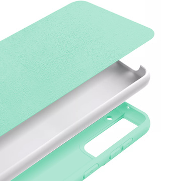 Захисний тонкий м'який чохол Alogy для Samsung Galaxy S22 Turquoise Glass