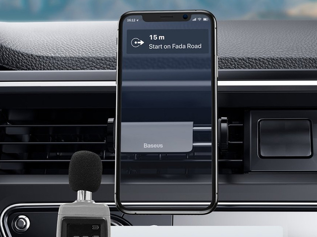 Baseus car phone holder for air vent Black