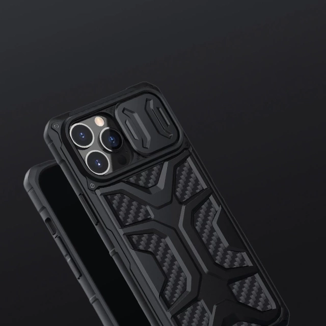 Броньований чохол Nillkin Adventruer Case для iPhone 13 Pro Max з кришкою камери червоний
