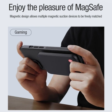 Чохол Nillkin Super Frosted Shield Pro Magnetic Case для iPhone 15 - чорний