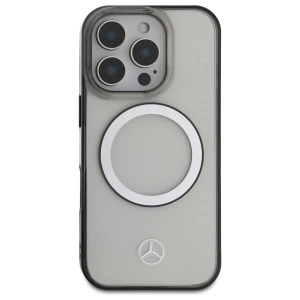 Etui Mercedes do iPhone 16 Pro Max 6,9" MagSafe Transparent Hardcase Vytlačené logo