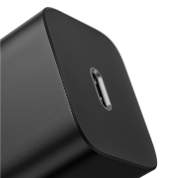 Baseus Super Si USB-C typ C PD 25W čierna nabíjačka napájacieho adaptéra