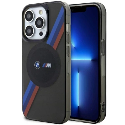 Etui BMW BMHMP14LHDTK для iPhone 14 Pro 6.1" Tricolor Stripes MagSafe