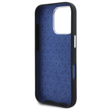 Pouzdro Mercedes Case pro iPhone 16 Pro Max 6,9" pevné silikonové tonální logo MagSafe Black