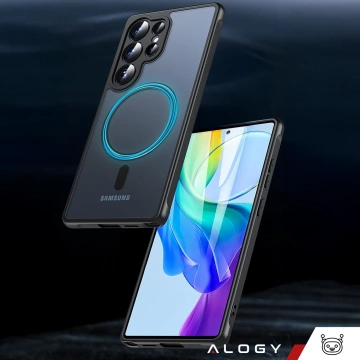 Чохол для Samsung Galaxy S25 Ultra Alogy Matte HybridMag™️ MagSafe Matte Black