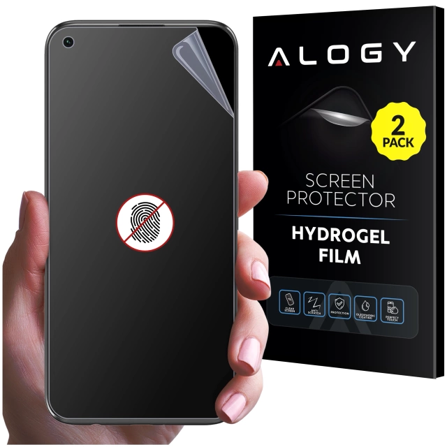 2x Folia "MATOWA" do Huawei P40 Lite Hydrożelowa Alogy HydroSkin Matte Pro™ na ekran do etui "BEZ ODCISKU PALCÓW"