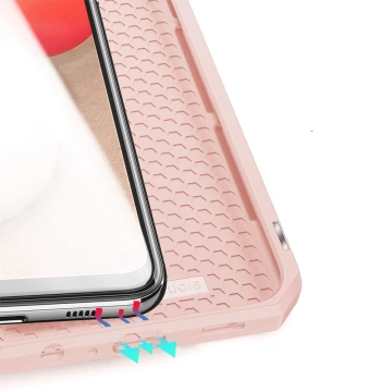 DUX DUCIS Skin X puzdrový kryt s flipom Samsung Galaxy A02s EU ružový