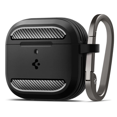 Apple Airpods 4 Protective Case Spigen Rugged Armor Matte Black