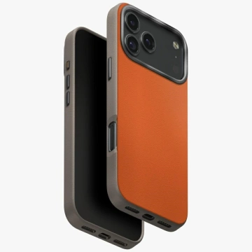 Etui UNIQ Lyden DS do iPhone 17 Pro Max MagClick Charging Pomarańczowo/Szary