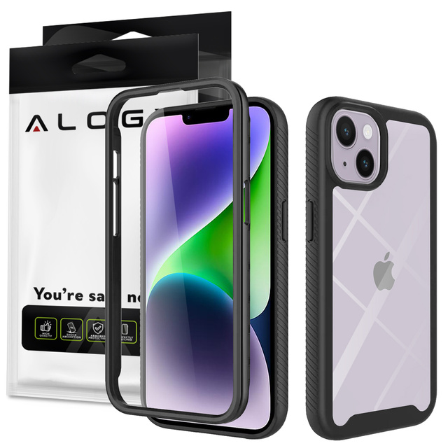 Etui pancerne Alogy Defense360 Pro Screen Protector do Apple iPhone 14 Plus Black