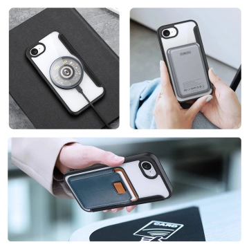 Dux Ducis Skin X Pro Schutzhülle mit MagSafe für iPhone 16e - Schwarz