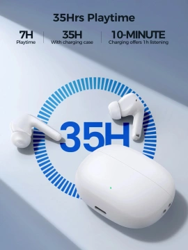 Bezdrôtové slúchadlá Joyroom Funpods Series JR-FB3 Bluetooth 5.3 TWS – biele