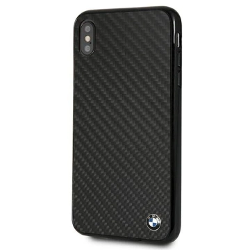 BMW BMHCI65MBC Hardcase Handyhülle für Apple iPhone Xs Max schwarz/schwarz Signature-Carbon